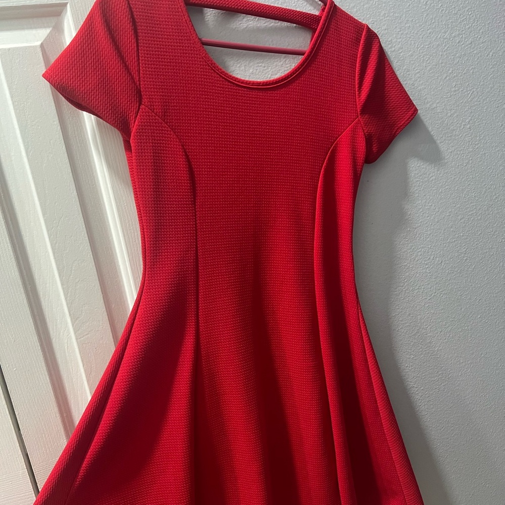 Elegant Red Women's Dress